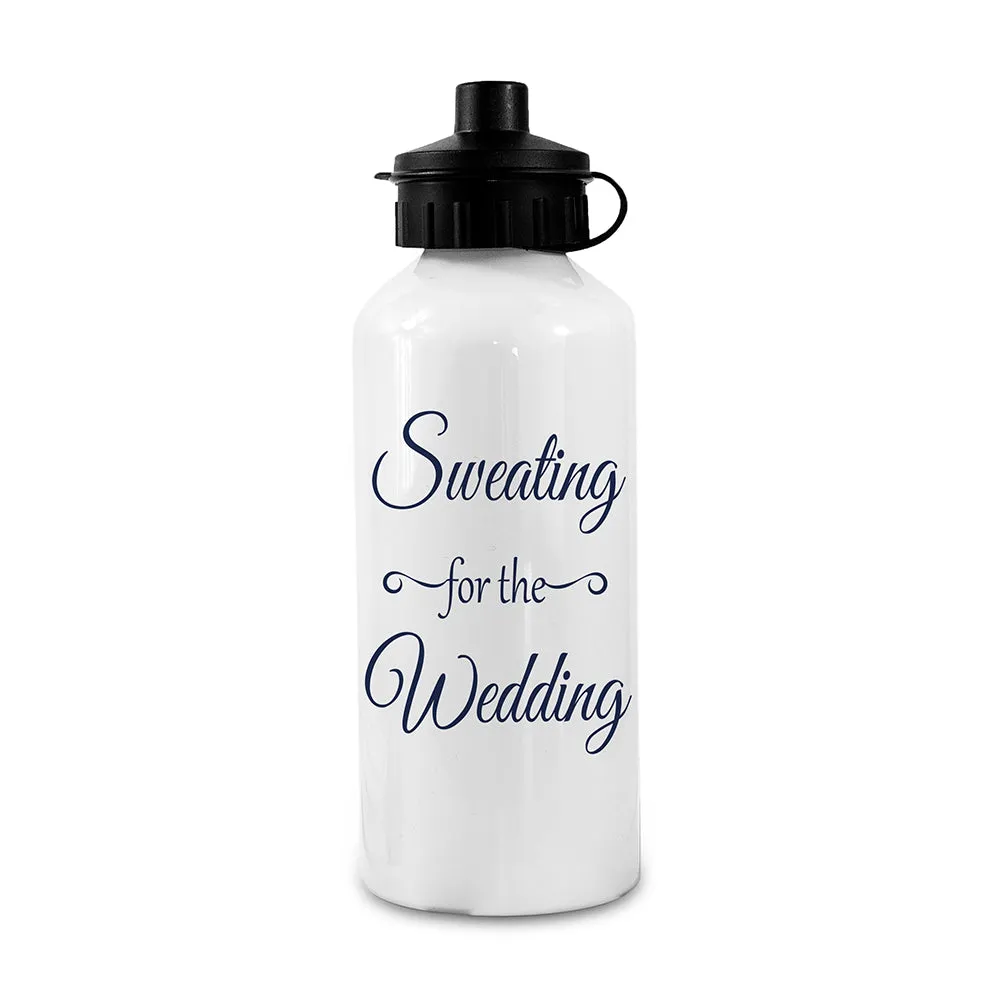 Sweating For The Wedding Personalised Water Bottle