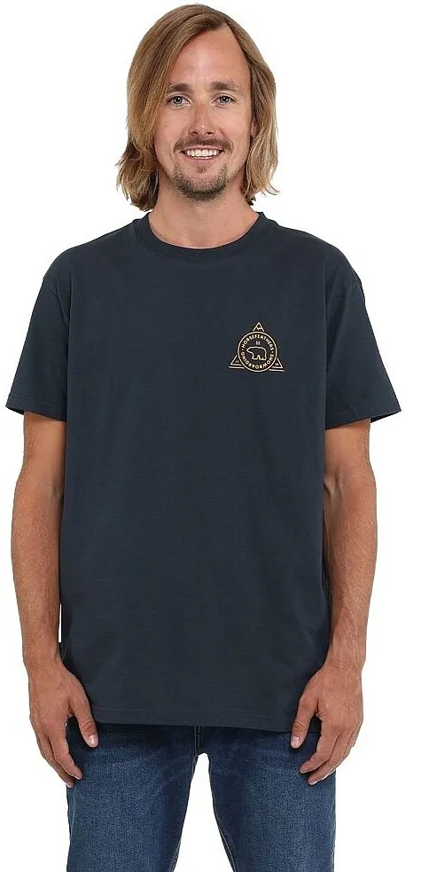 T-Shirt Horsefeathers Grizzly Triangle - Midnight Navy - men´s