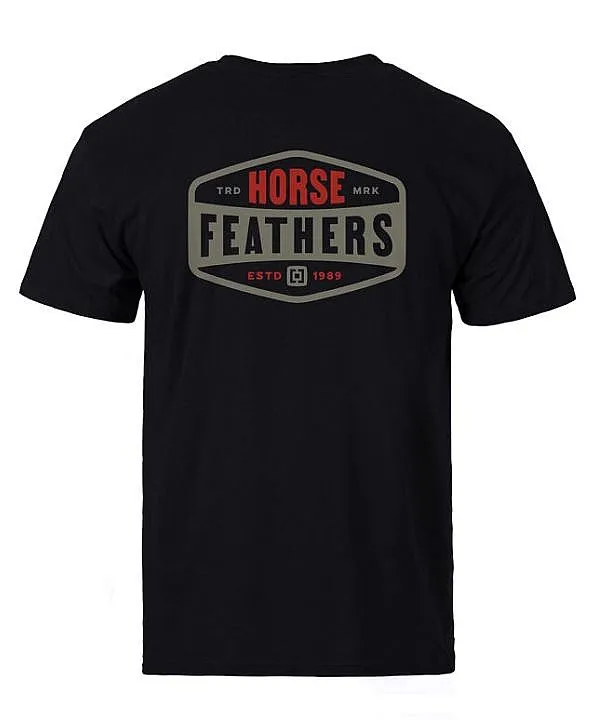 T-Shirt Horsefeathers Hexagon II - Black - men´s