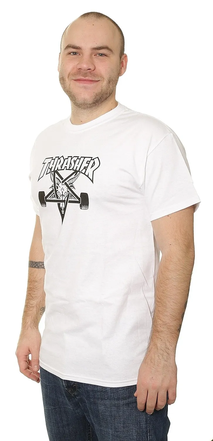 T-Shirt Thrasher Skategoat - White