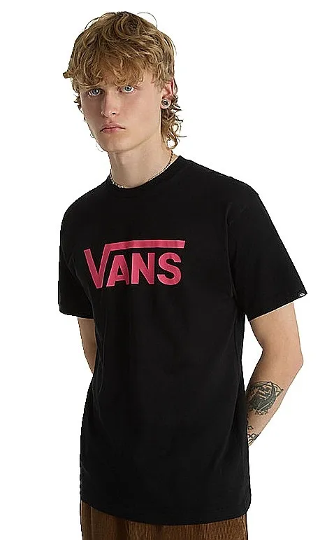 T-Shirt Vans Classic - Black/Honeysuckle - men´s