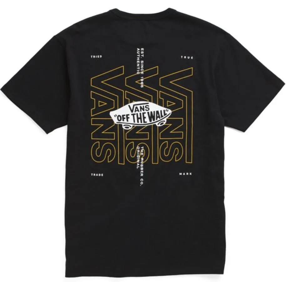 T-Shirt Vans Off The Wall Logo Back - Black - men´s