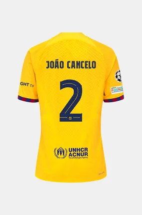 UCL FC Barcelona fourth shirt 23/24 - Junior - JOO CANCELO