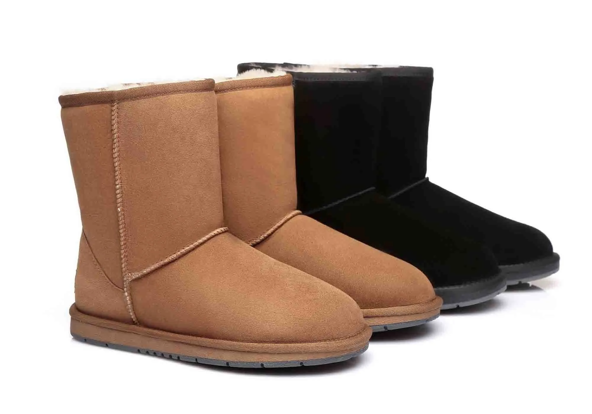 UGG Australian Shepherd Unisex Short Classic Suede Ugg Boots