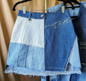 Upcycled Denim skirts 50 pcs