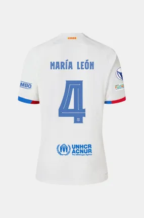 UWCL FC Barcelona away shirt 23/24 Player's Edition - MARA LEN