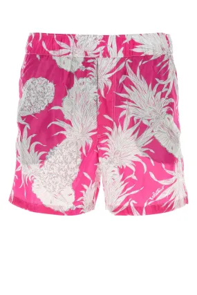 Valentino Garavani Printed Nylon Swimming Shorts