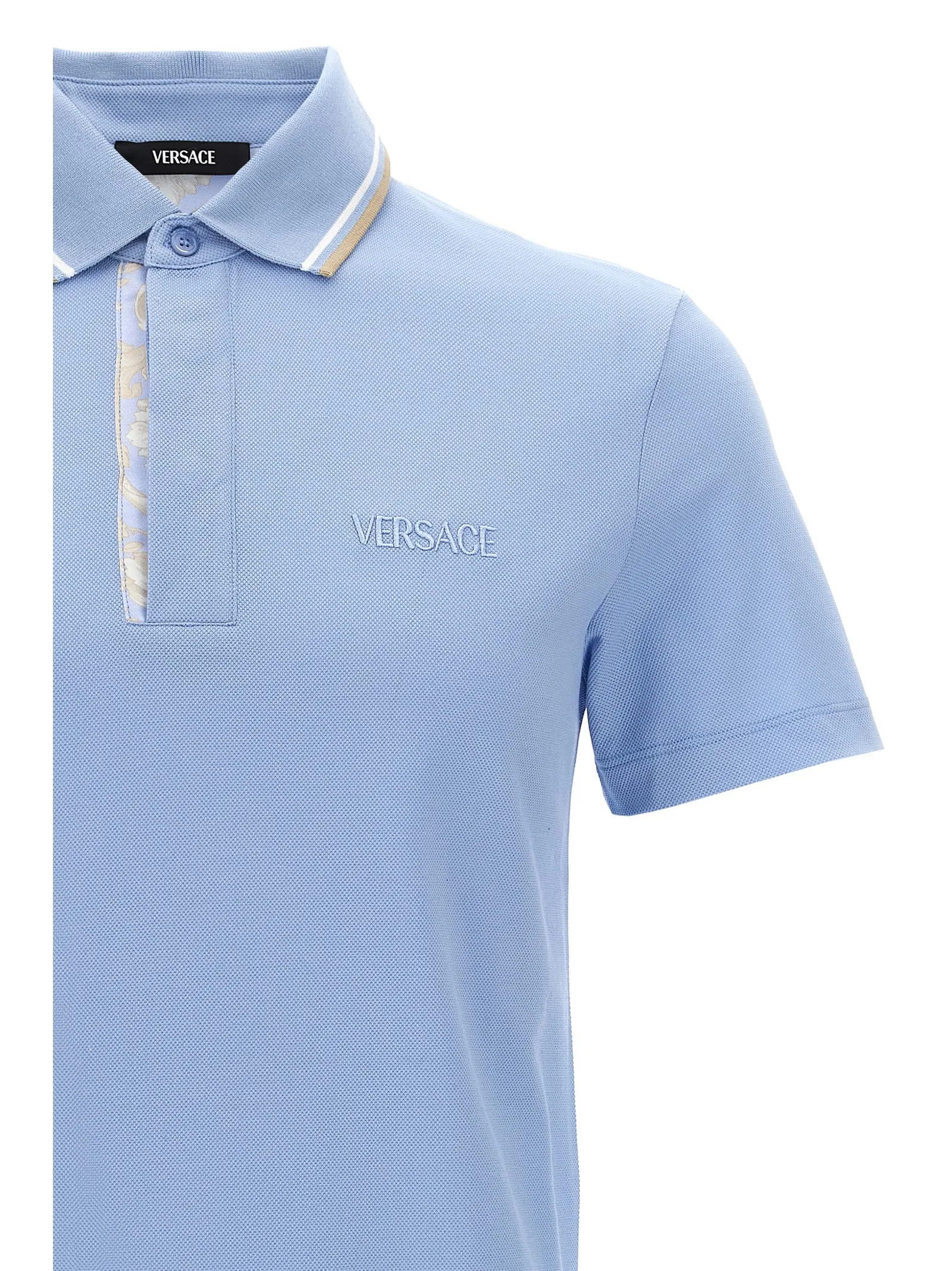 Versace 'Barocco' Polo Shirt