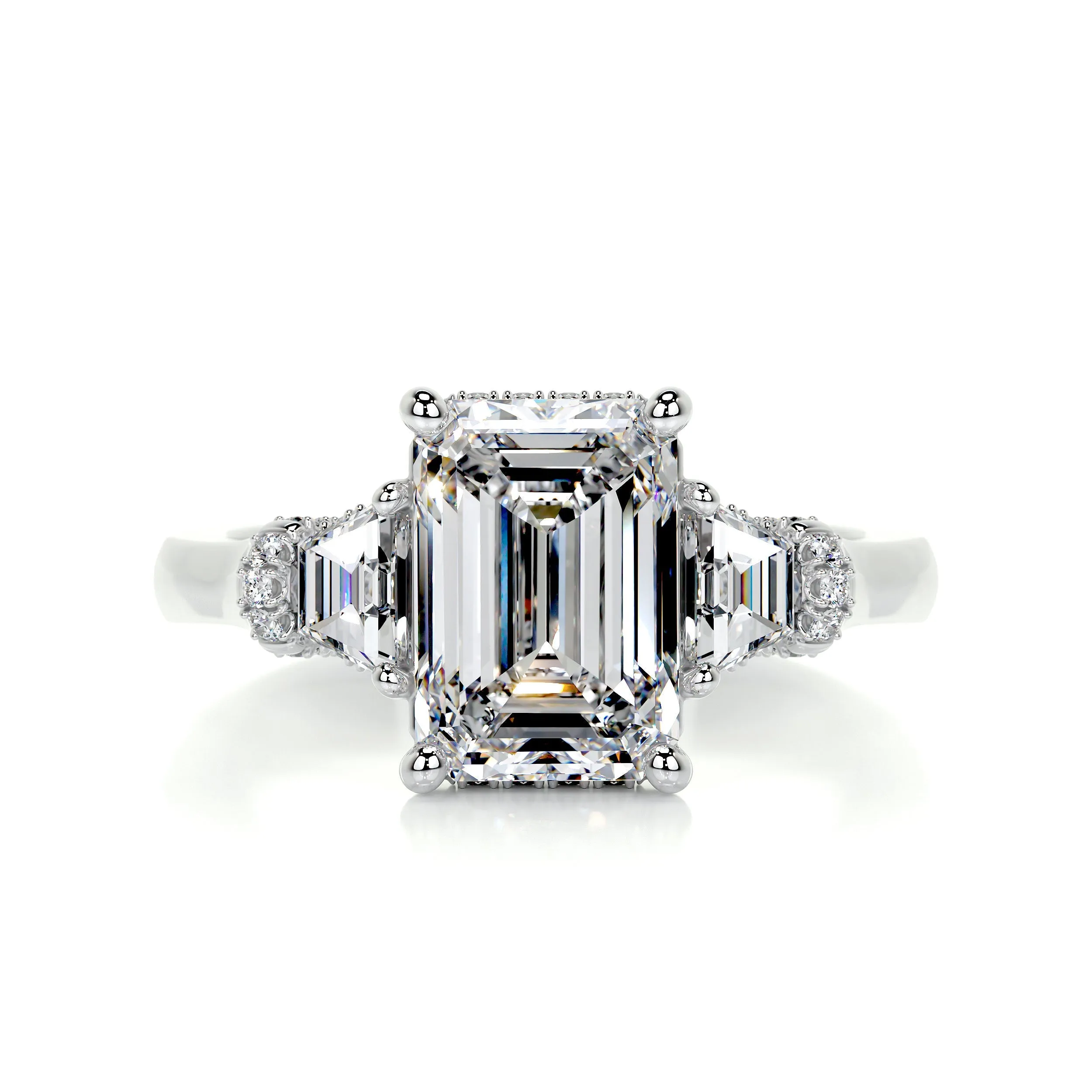 Viola Diamond Engagement Ring -Platinum