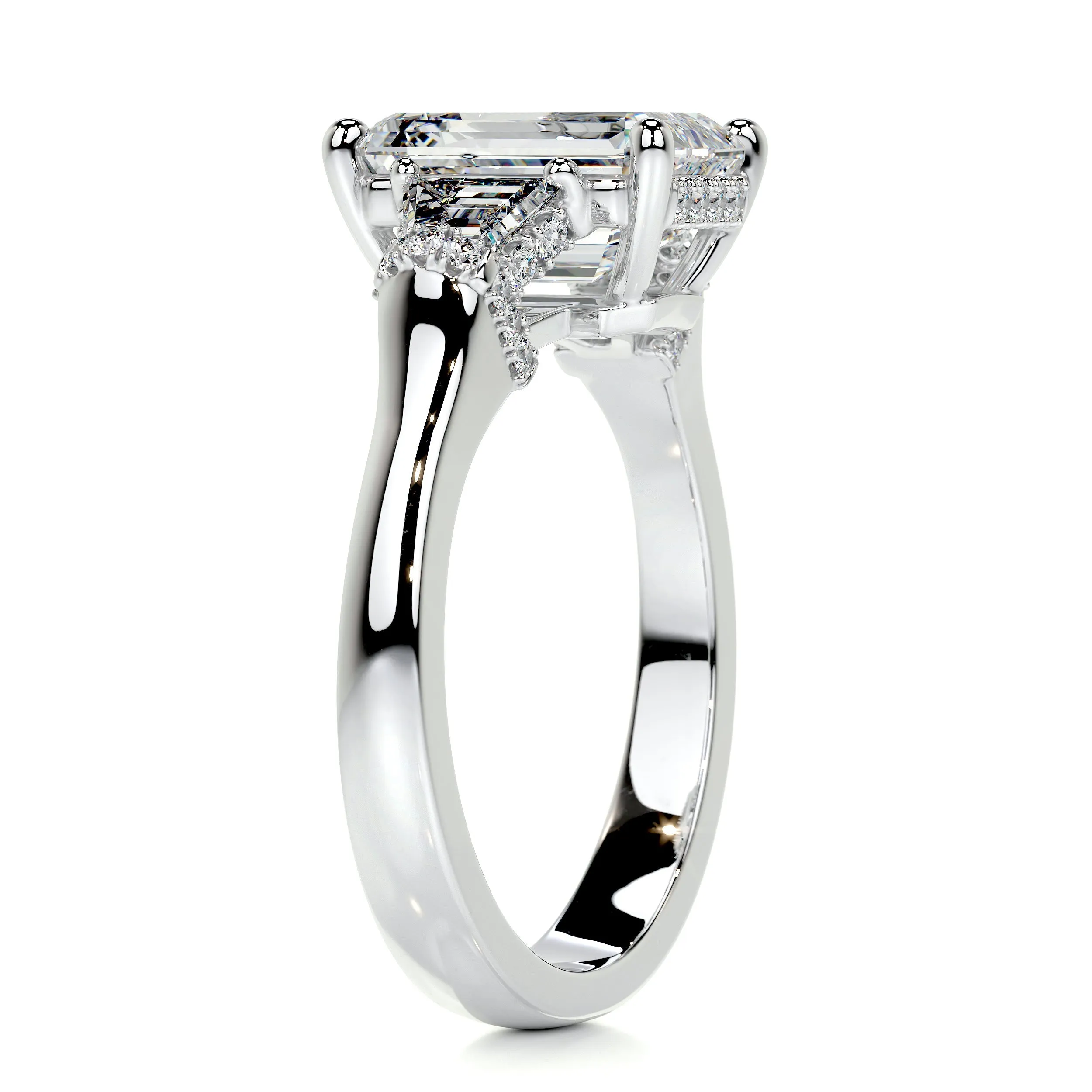 Viola Diamond Engagement Ring -Platinum