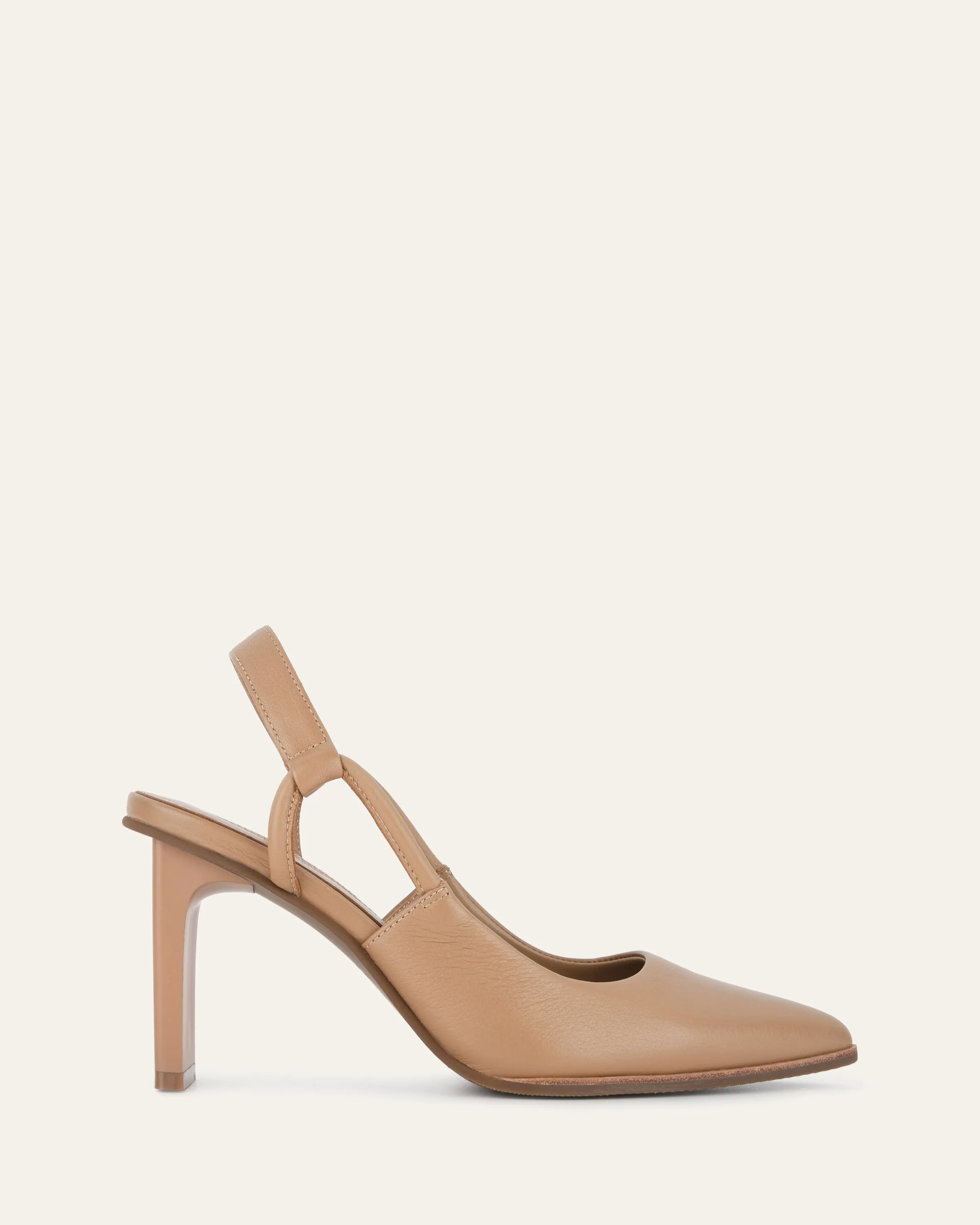 VIVA HIGH HEELS BEIGE LEATHER