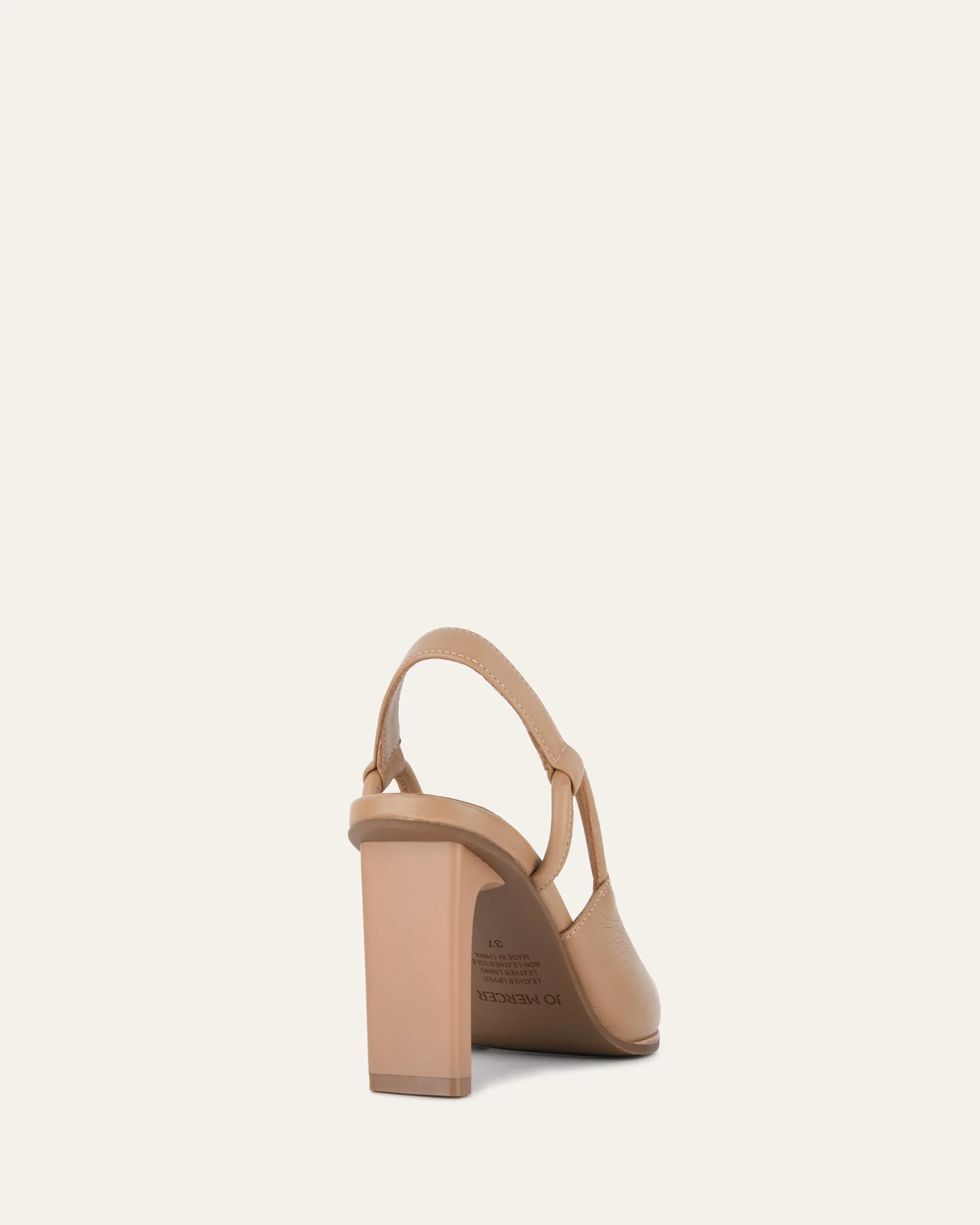 VIVA HIGH HEELS BEIGE LEATHER