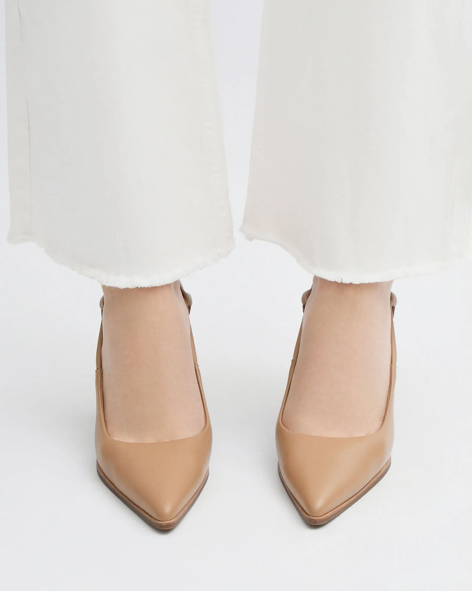 VIVA HIGH HEELS BEIGE LEATHER