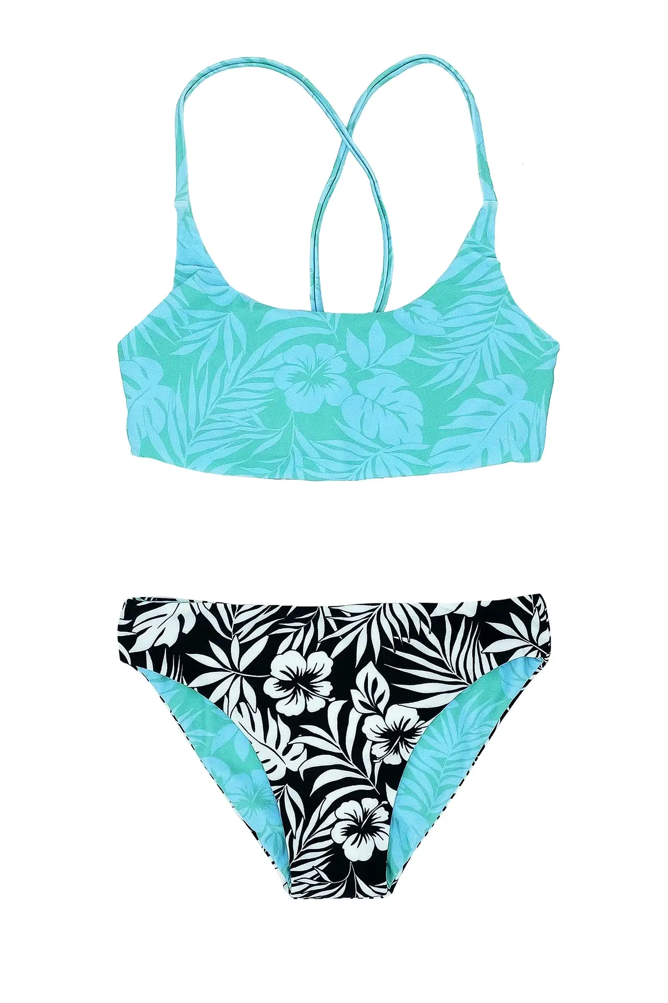 Waverly Reversible Bikini - Cockatoo