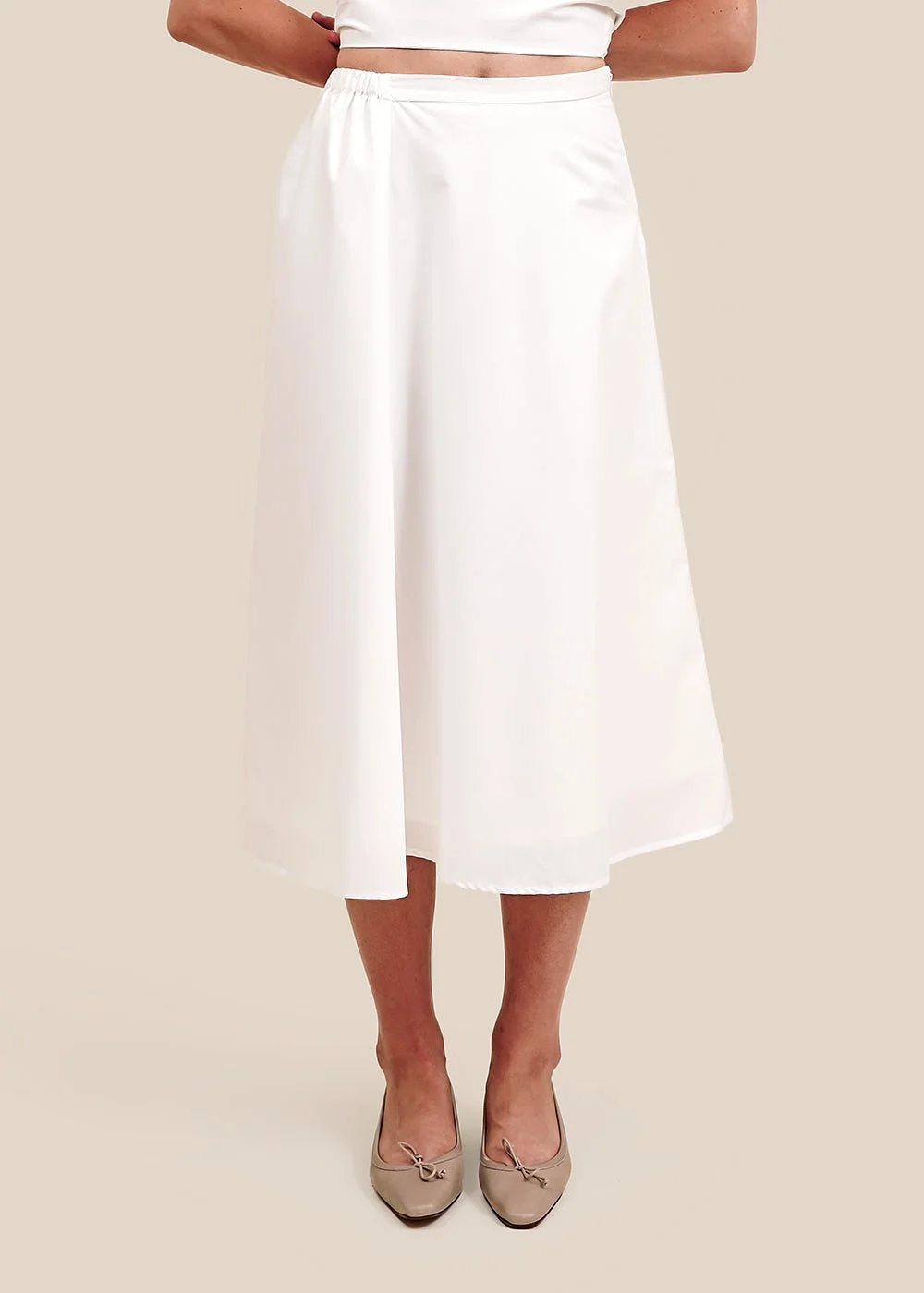 White Corsica Skirt