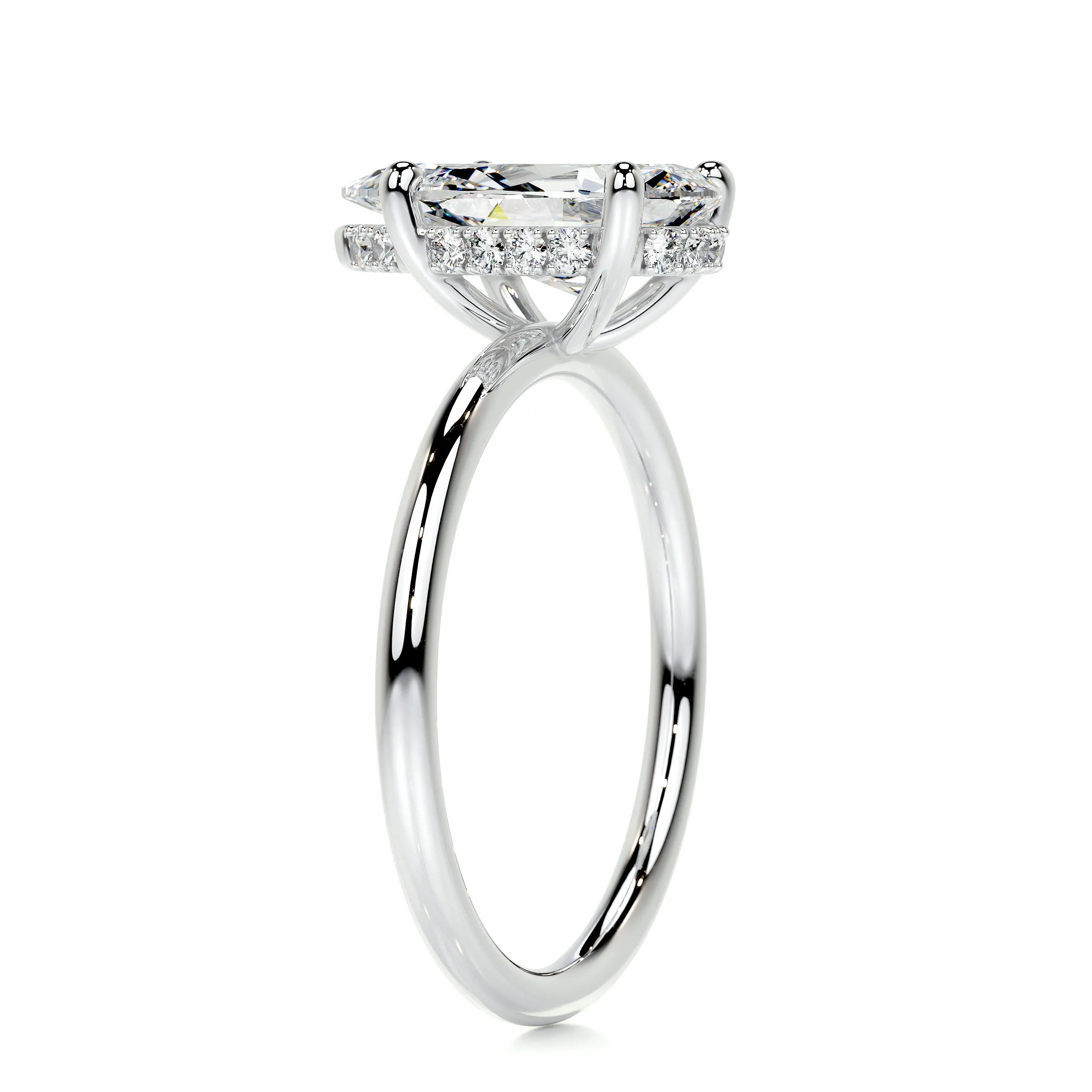 Willow Diamond Engagement Ring -Platinum