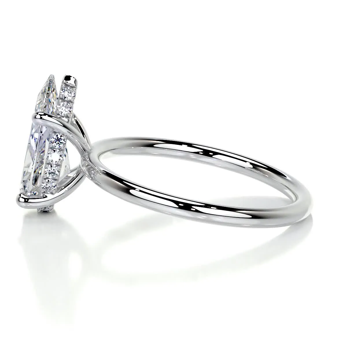 Willow Diamond Engagement Ring -Platinum