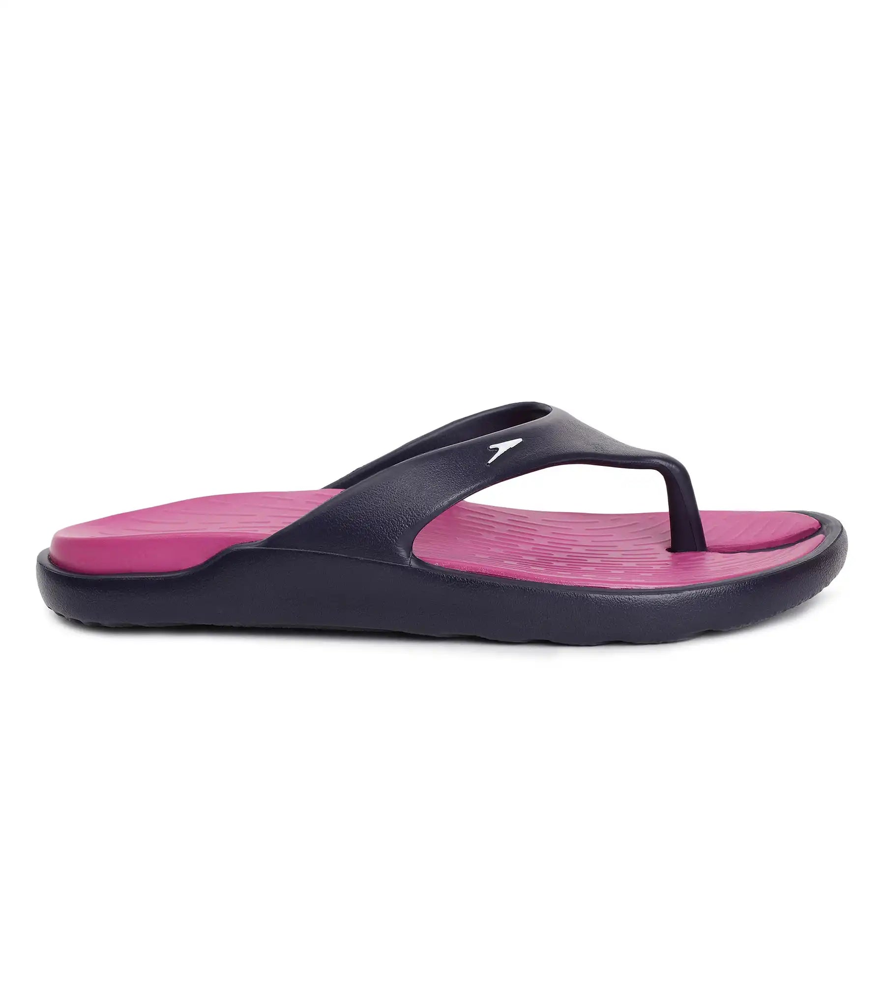 Women's Dual Colour Flip Flops - Berry & True Navy