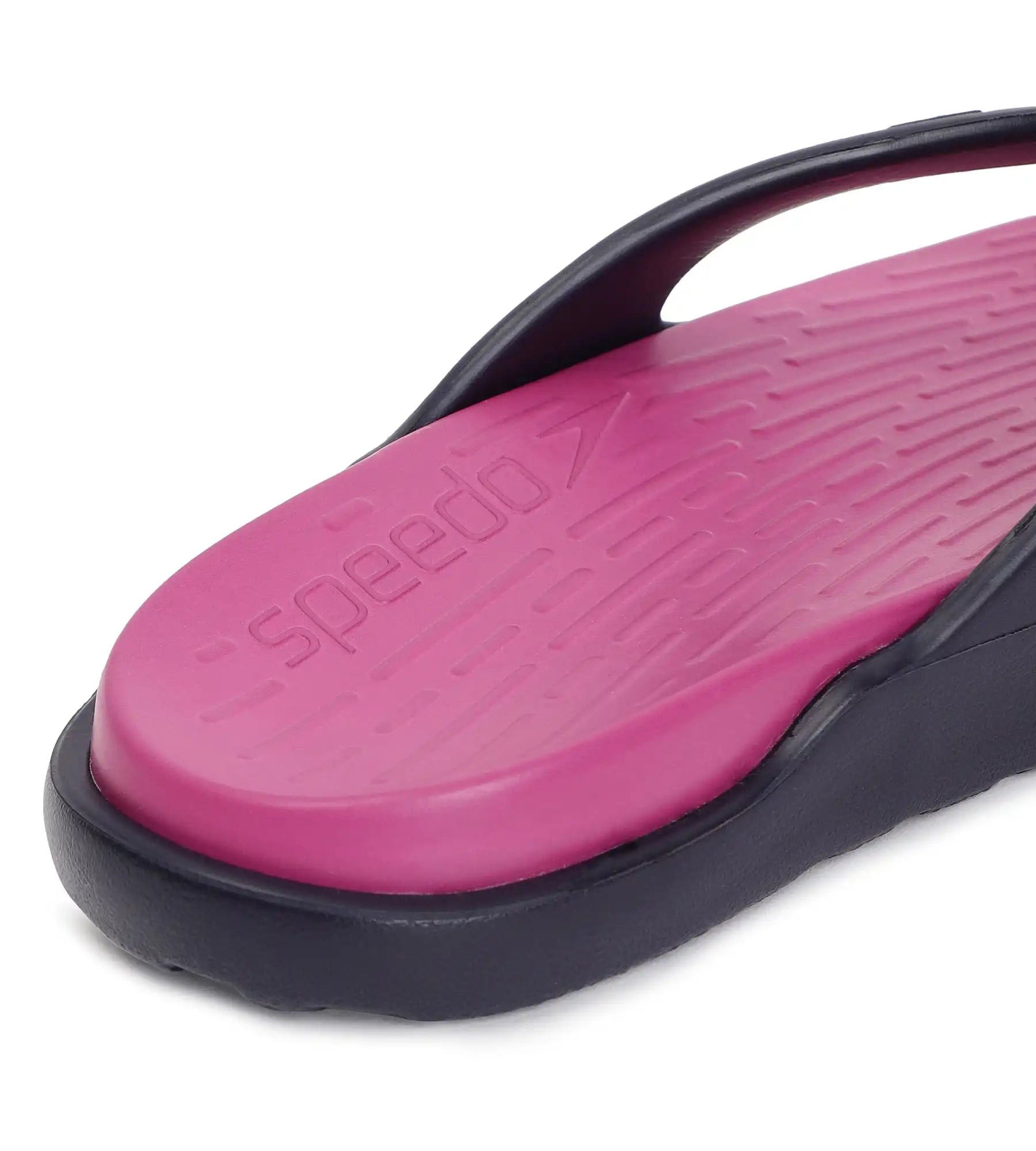 Women's Dual Colour Flip Flops - Berry & True Navy