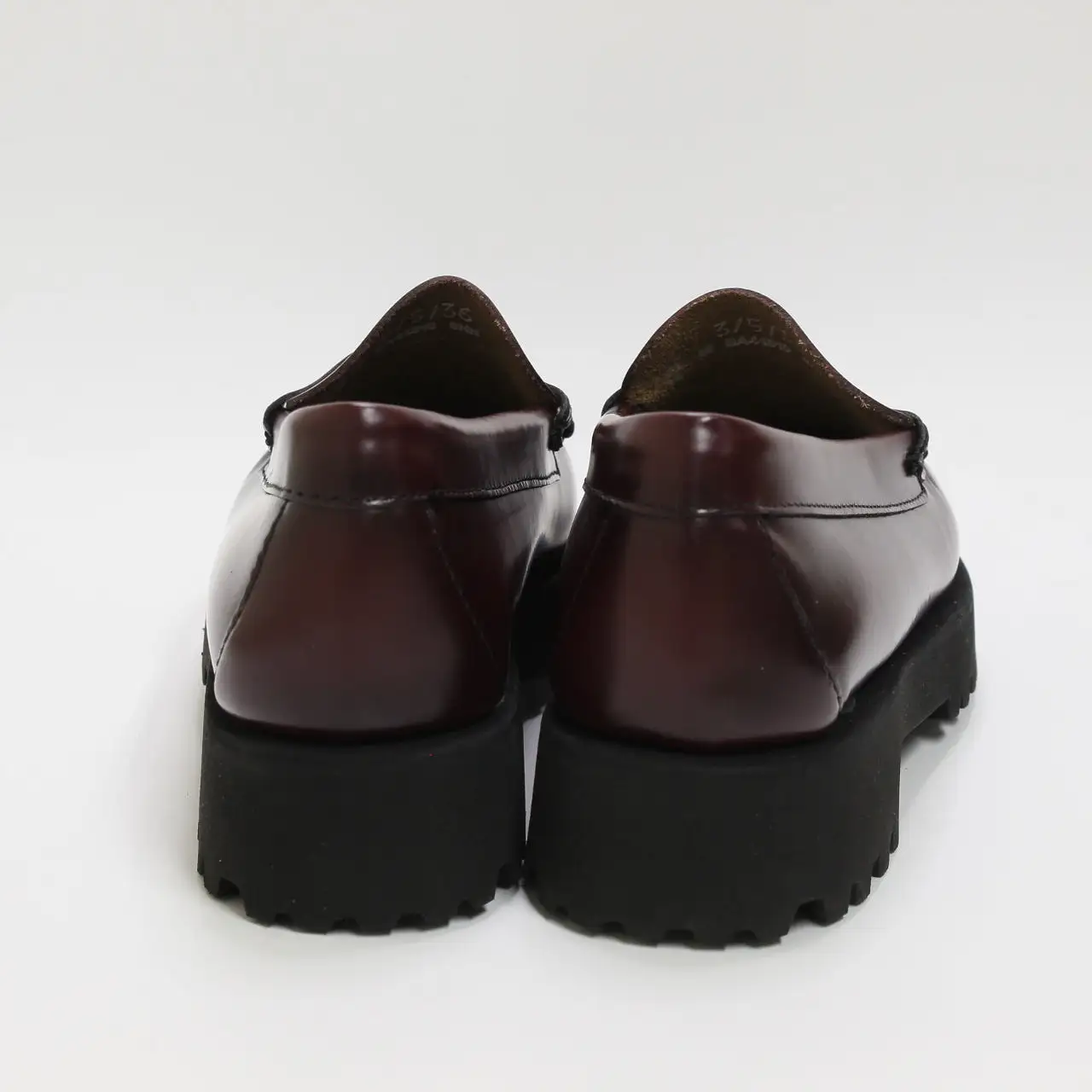 Womens G.H. Bass & Co Weejuns 90 Penny Wine Leather