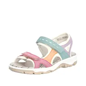 Womens Rieker 68866 Sandal Pastel Multi