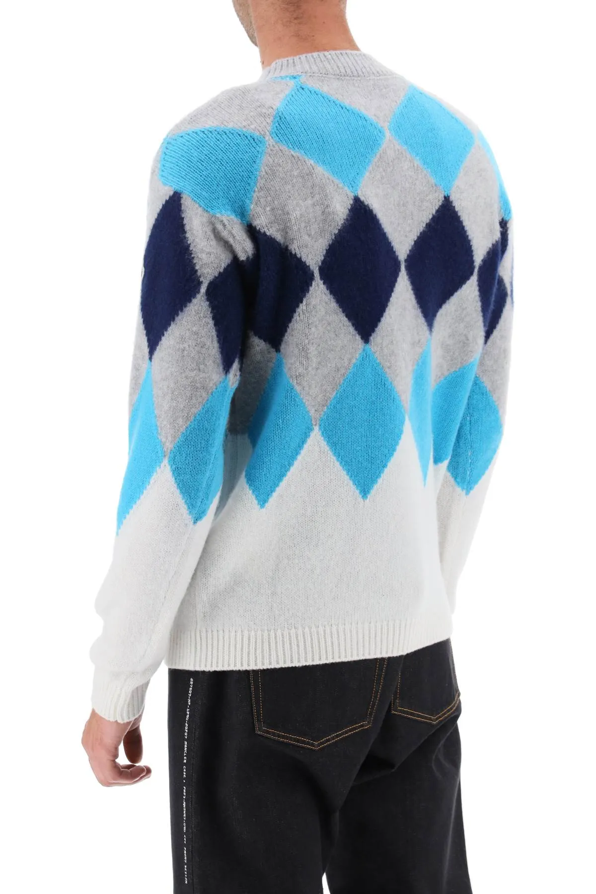 Wool And Cashmere Argyle Sweater