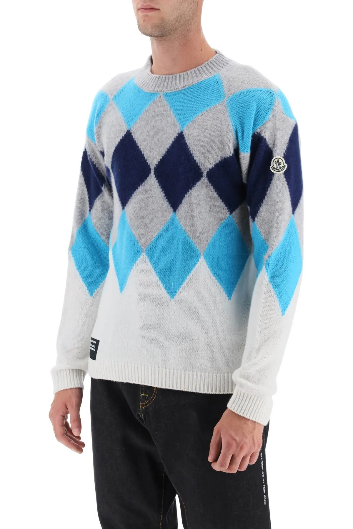 Wool And Cashmere Argyle Sweater