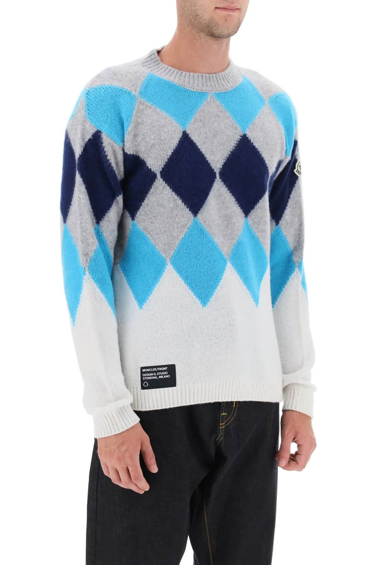 Wool And Cashmere Argyle Sweater