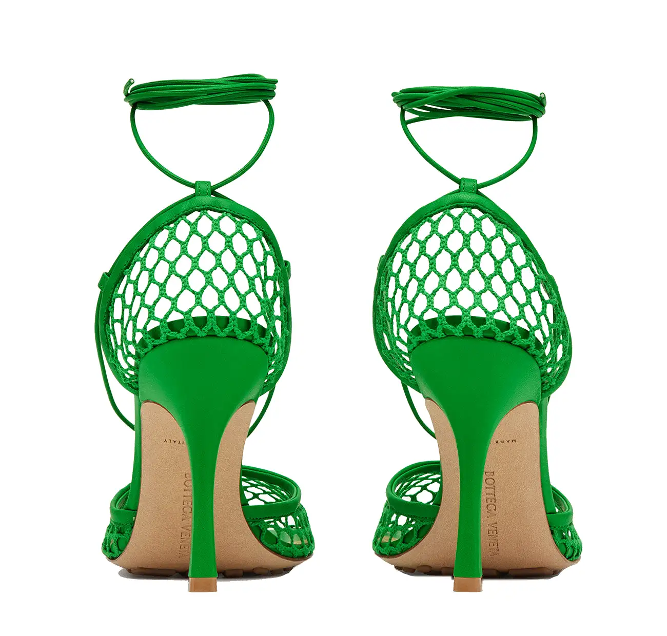 Wrap Mesh Sandals, Grass